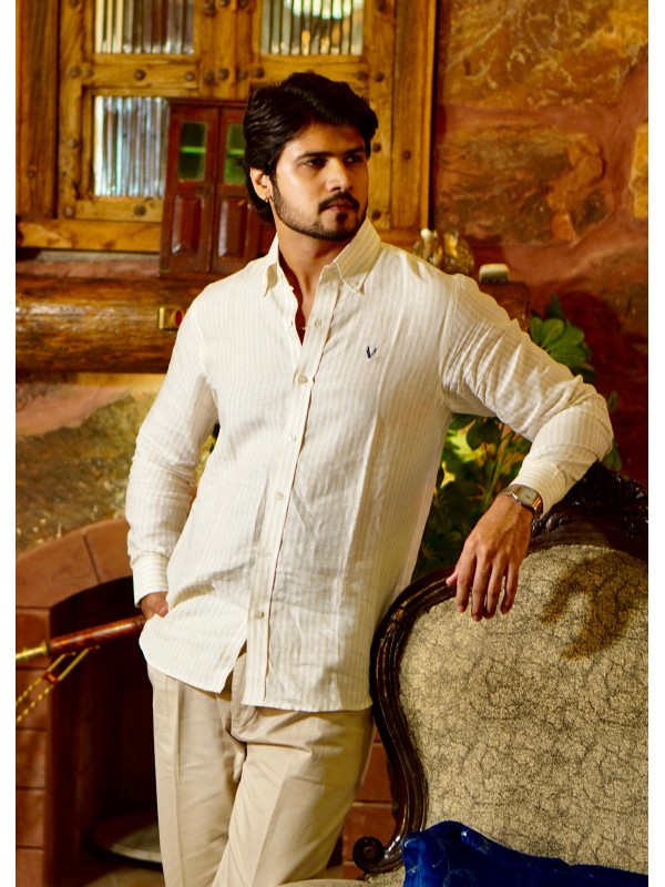 The Bellagio Stripe – Irish Linen Edition