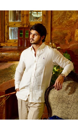 The Bellagio Stripe – Irish Linen Edition