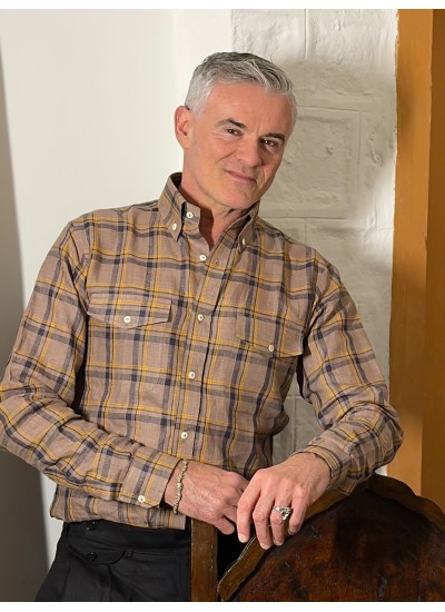 Velvoro Siena Checked Linen Shirt