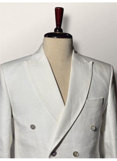 Velvoro Lucien Irish Linen Double-Breasted Jacket