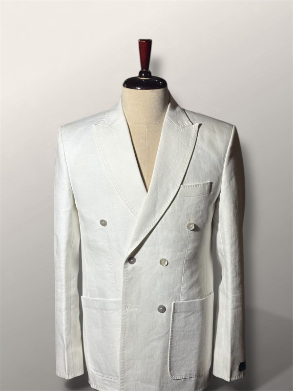Velvoro Lucien Irish Linen Double-Breasted Jacket